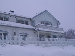Fasade tømmervilla fra 1914
