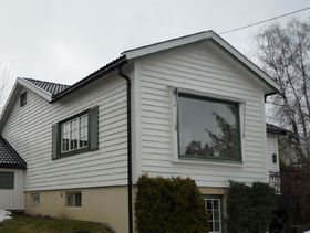 Bilde av huset før ombygging.